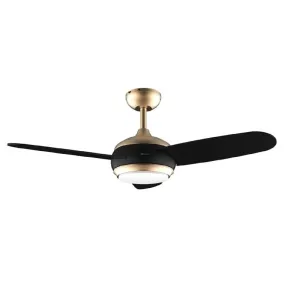 Ceiling Fan with Light Cecotec EnergySilence Aero 4265 Black Golden 18 W 65 W