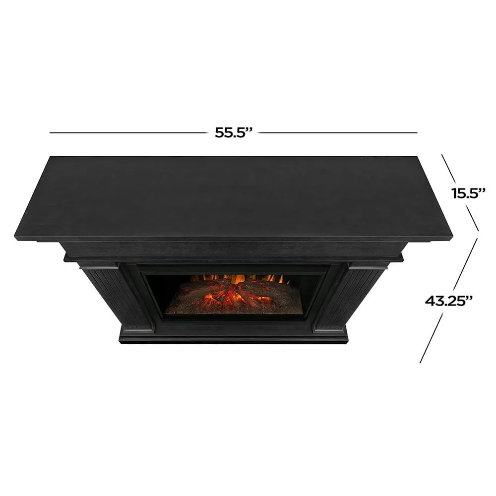 Centennial Grand Electric Fireplace Mantel Package in Black