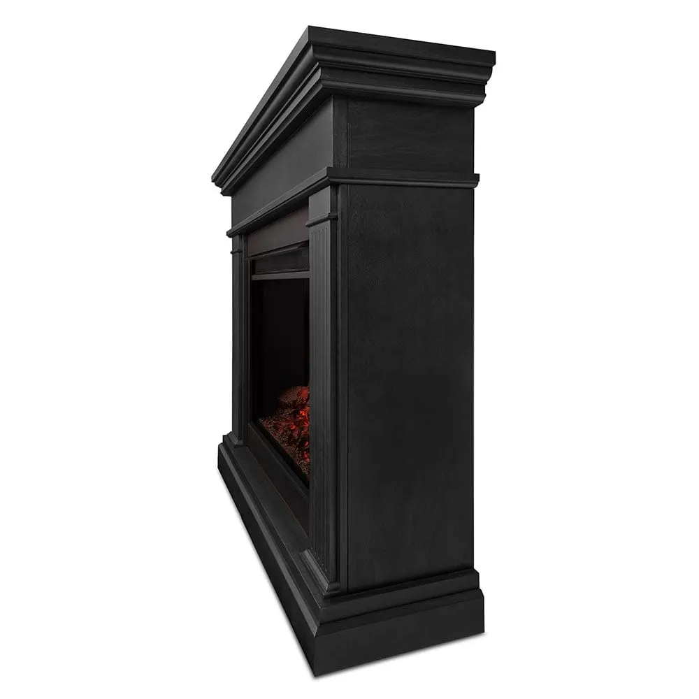 Centennial Grand Electric Fireplace Mantel Package in Black