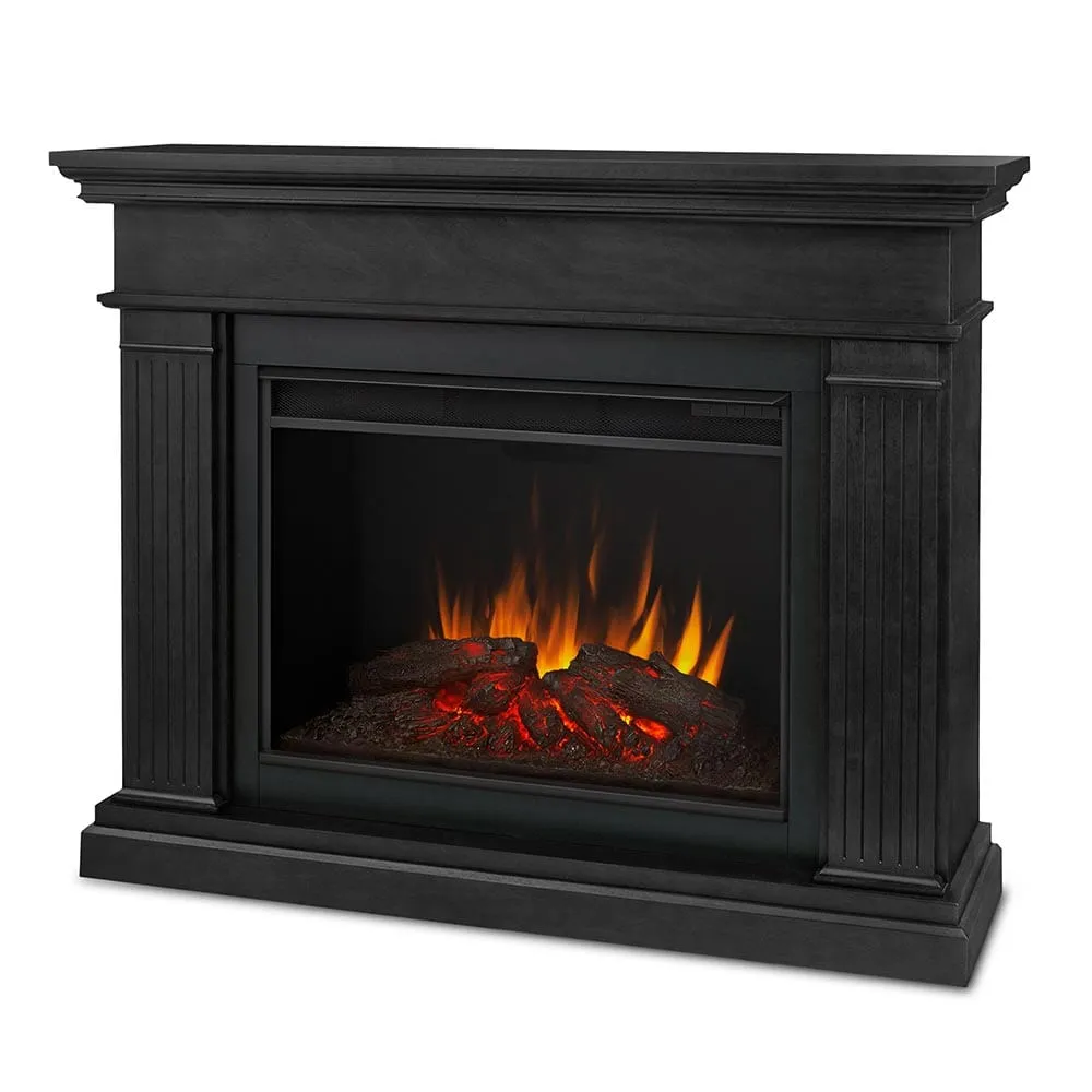 Centennial Grand Electric Fireplace Mantel Package in Black