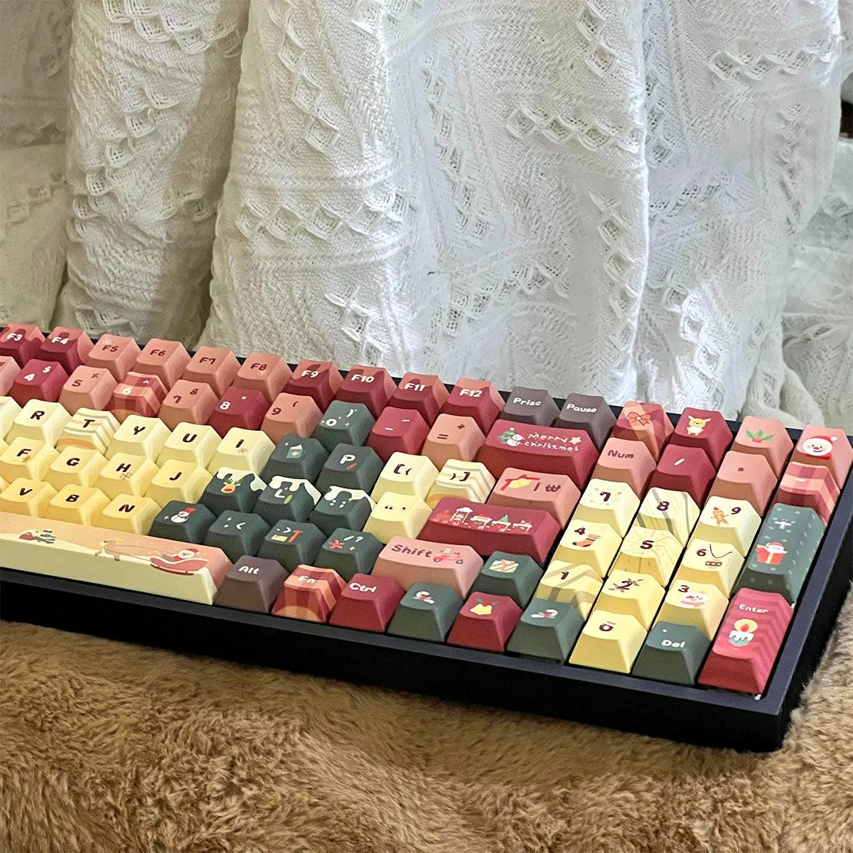 Cherry Dye-Sub PBT Keycap Set - Christmas Theme 4