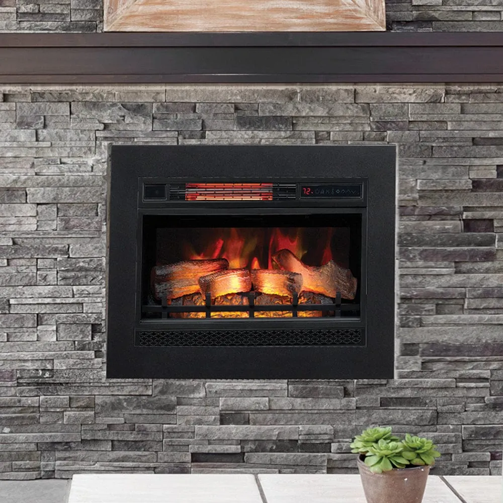 ClassicFlame 26-In 3D SpectraFire Plus Infrared Electric Fireplace Insert