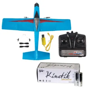 Cobra Rc Toys 909317 2.4ghz E-glider A420 & Kinetic 50 Pk Aa