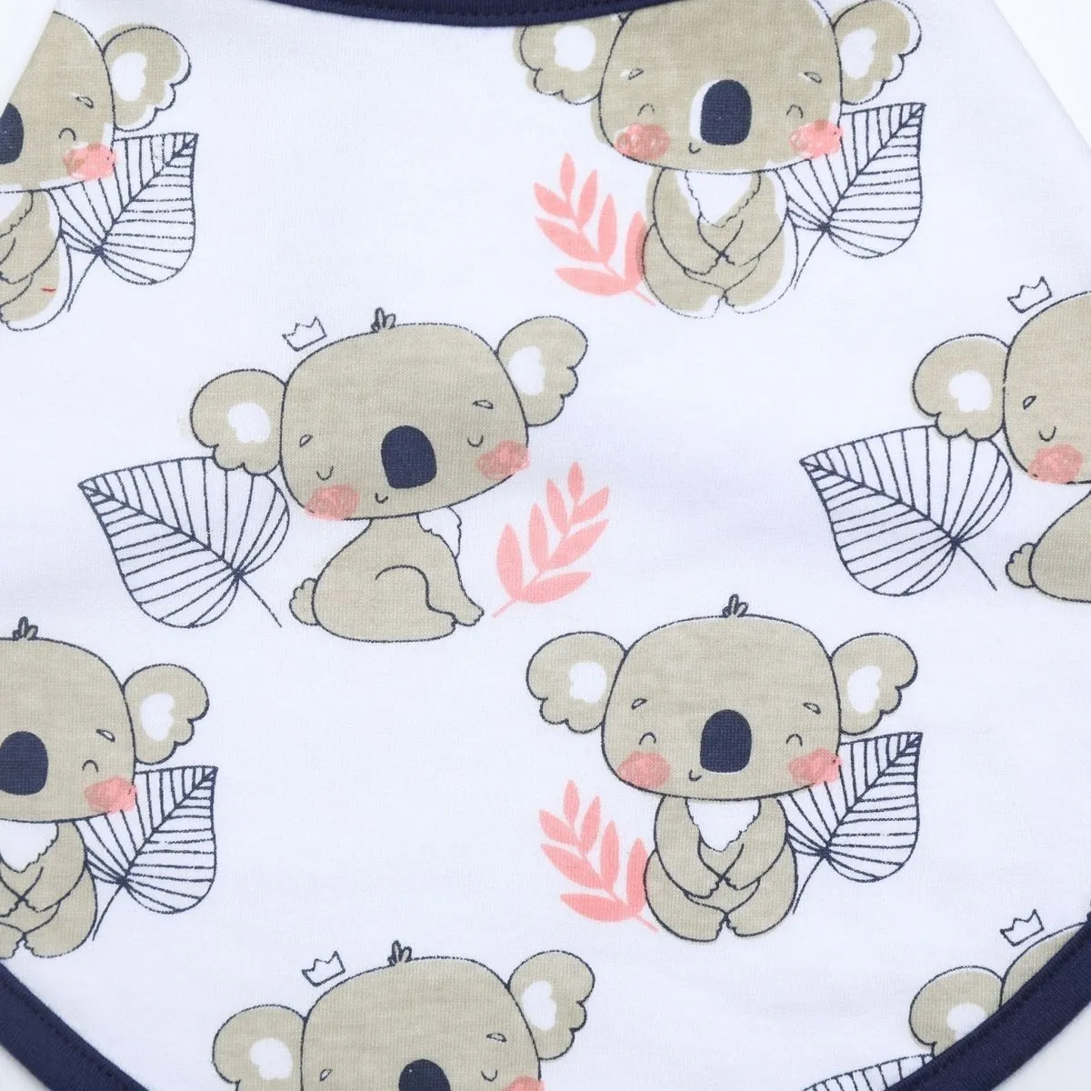 Combo Of Baby Koala And Hello Bear Feeding Bibs- (Pack of 2)