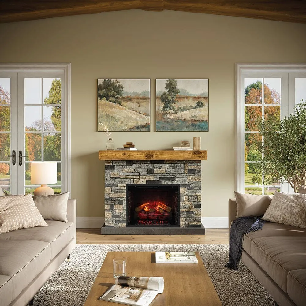 Country Living Dixson Electric Fireplace Mantel Package