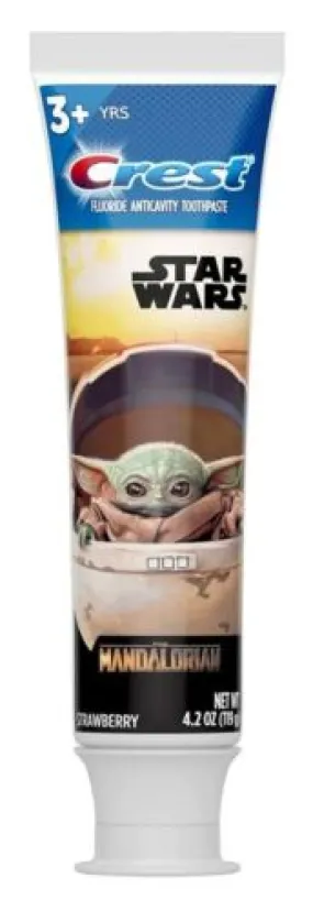 Crest Kid's Toothpaste, featuring STAR WARS, Strawberry Flavor 4.2 Oz