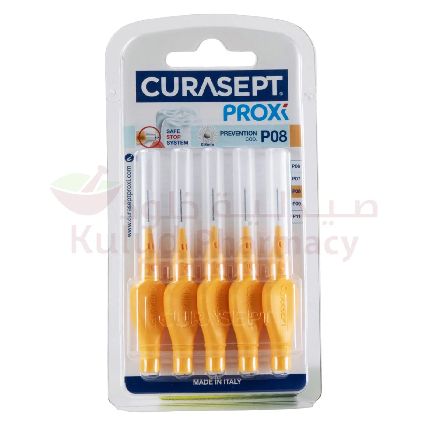 Curasept Proxi P08 Tangerine Interdental Brush 5 PC