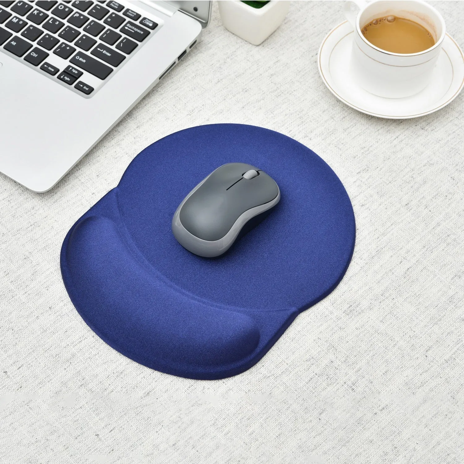 DAC® MP-123 Super-Gel™ "Racetrack" Mouse Pad with Palm Support, Blue