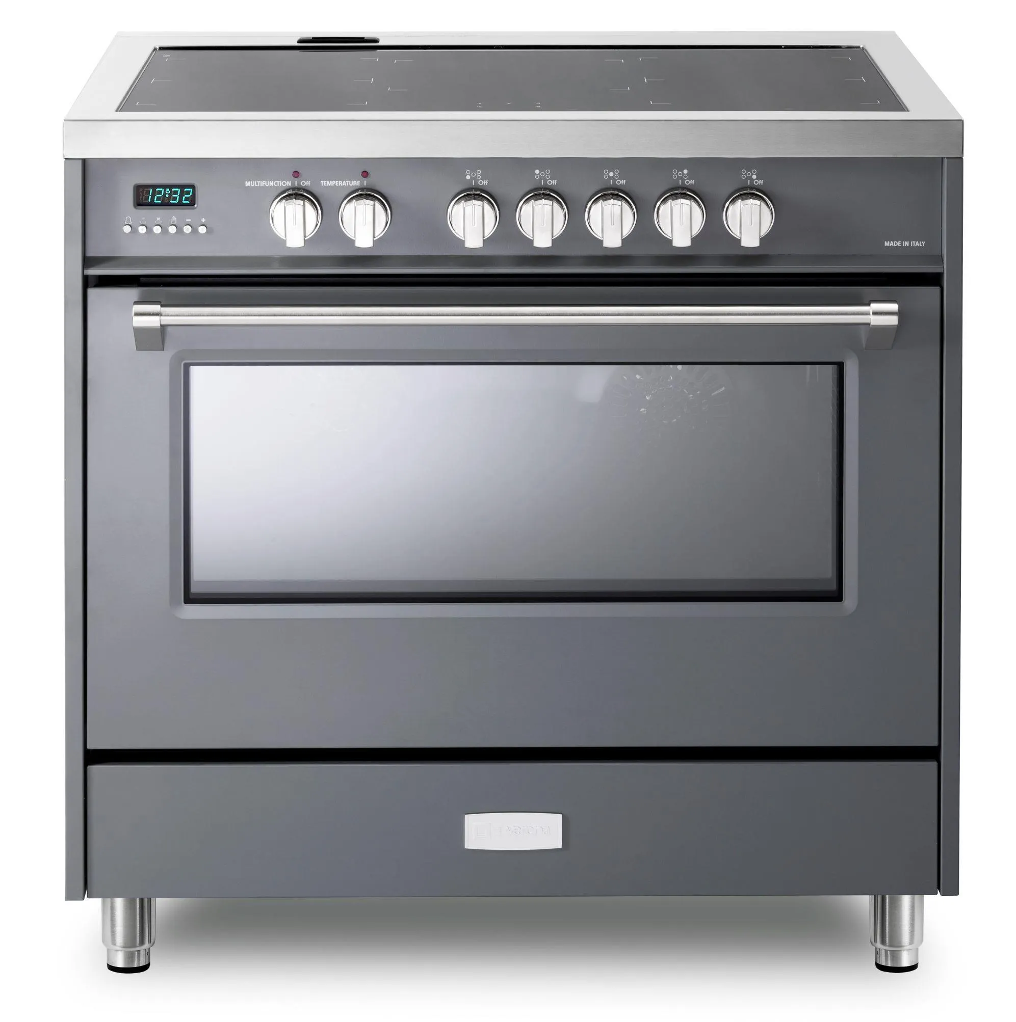 Designer 36" Induction Single Oven Range - Slate Gray