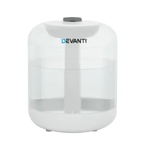 Devanti 1L Air Humidifier Ultrasonic Purifier Aroma Diffuser