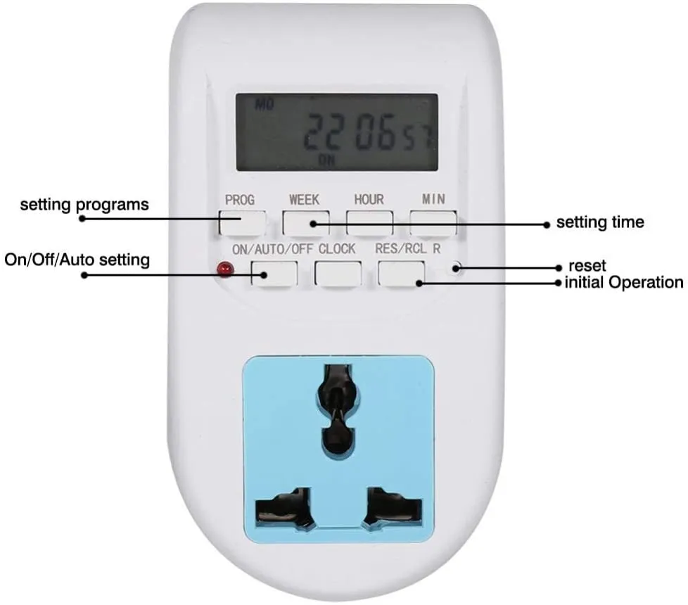 Digital Socket Timer- Weekly Timer Switch