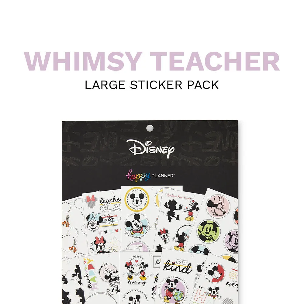 Disney© Mickey Mouse & Minnie Mouse Whimsy Wonders Teacher Large Value Pack Stickers