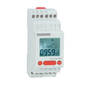 DT9-216/D12001, Dual Digital Time Switch with 2 independant Daily Weekly, Monthly, Yearly, Astro, Random program, Universal 12VDC Power Supply/Control, 2 x  16 Amp SPST CO Relay