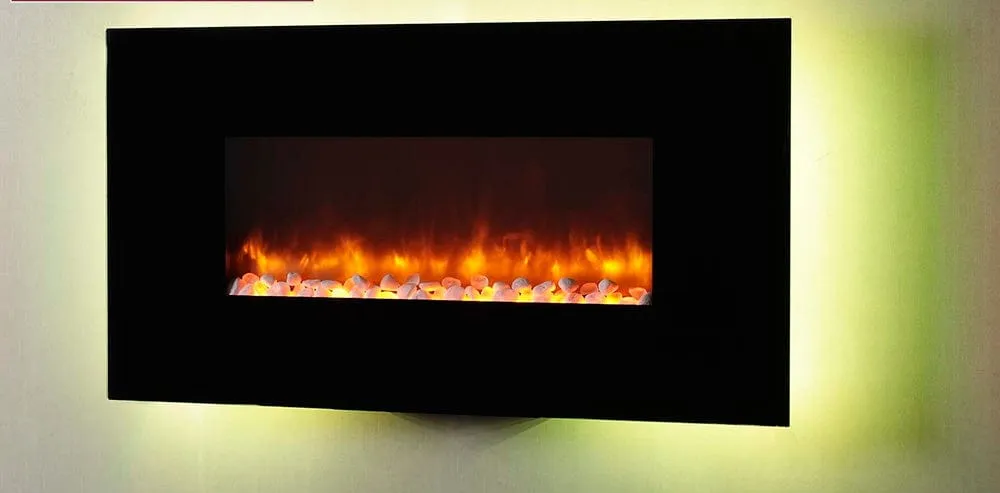 Dynasty 50-In Wall Mount Electric Fireplace