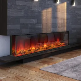 Dynasty 63-in Melody Multi-Sided Smart Linear Electric Fireplace