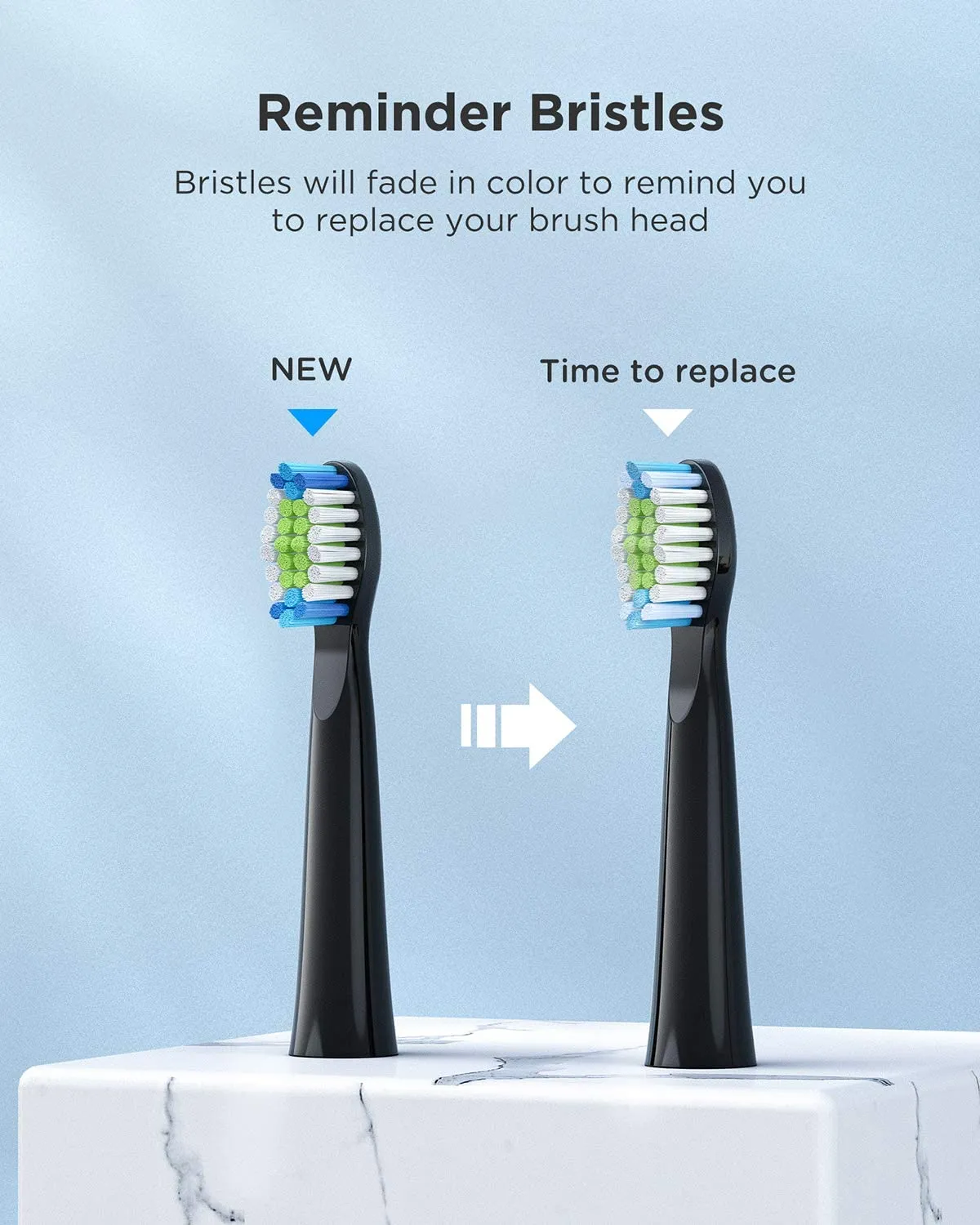 E11 Sonic Electric Toothbrush with 8 Bursh Heads Travel Case