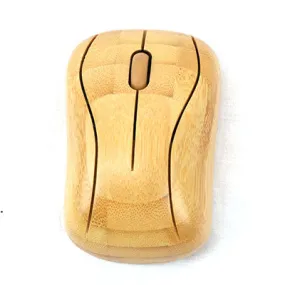 Eco-Friendly Bamboo Wireless Mouse