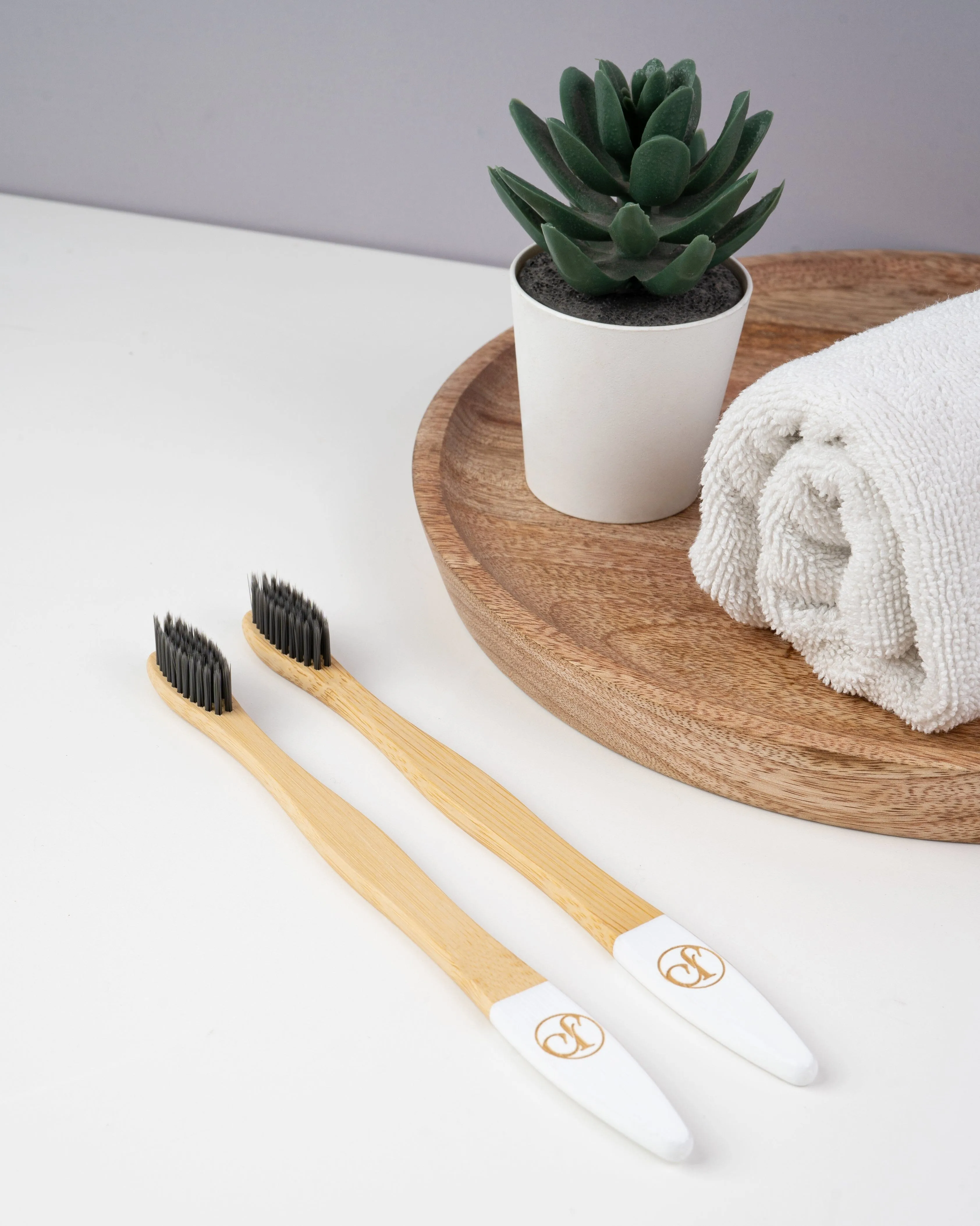 Eco Friendly Fungus Free Bamboo Toothbrush (Set of 2)