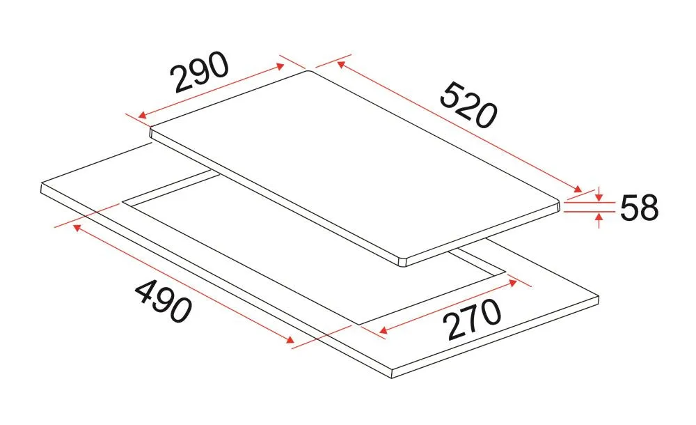 EF HB BI 292 A 30cm Domino  Built-in Induction Hob HBBI292A