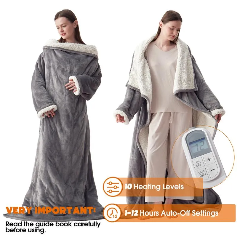 Electric Heated Wearable Blanket