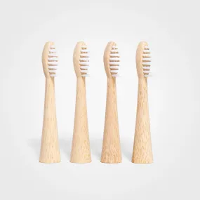 Electric Toothbrush Heads, 4-pack | Made of Bamboo, White, Oral-B