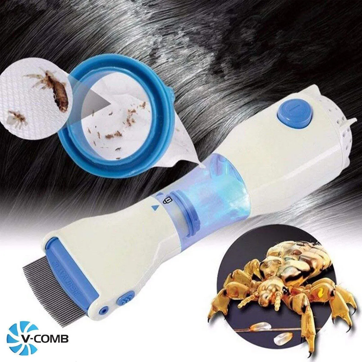 Electric Vacuum Head Lice and Egg Remover 24W