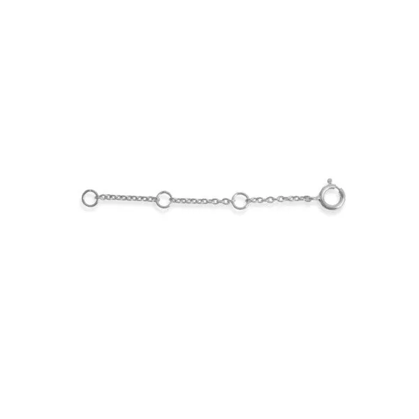 Enamel Extender Chain Silver