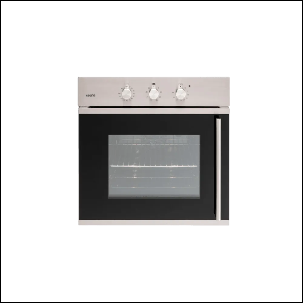 Euro Appliances EO60SOSX Black & Stainless Steel Side Opening Electric Oven - Ex Display Discount