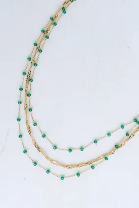 FINAL SALE - McKenna Beaded Layered Necklace