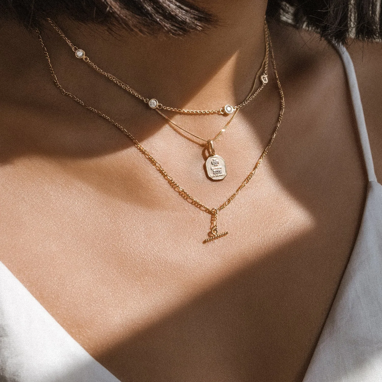 Floatesse Necklace | White CZ