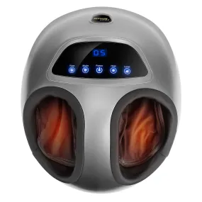 Foot Relief: Electric Massager with Heat, Air Compression, Intensity Control, Time Setting - US9.5