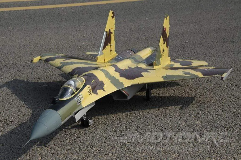 Freewing SU-35 Desert Camo High Performance Twin 70mm EDF Vectored Thrust Jet - PNP