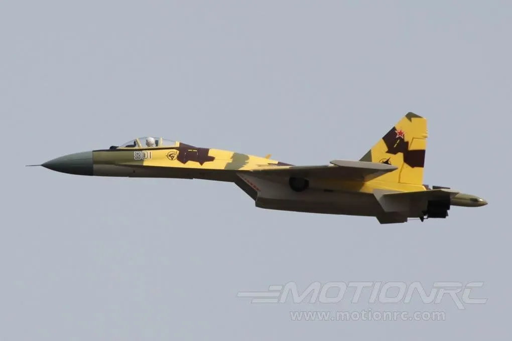 Freewing SU-35 Desert Camo High Performance Twin 70mm EDF Vectored Thrust Jet - PNP