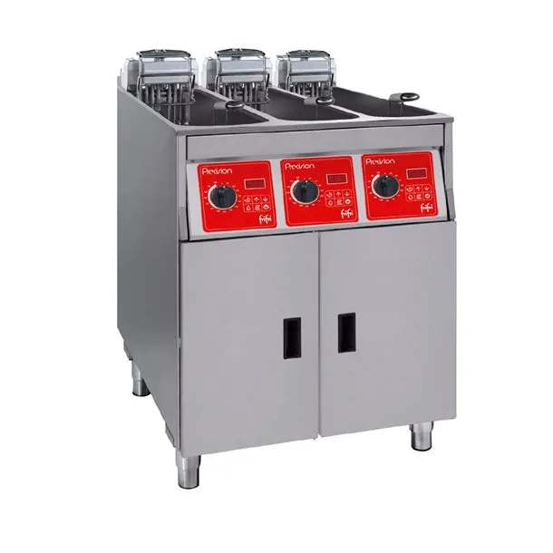 FriFri Precision 633 Electric Free-standing Fryer Triple Tank Triple Basket 22.5kW Three Phase - HS042-3PH