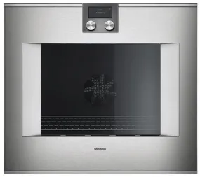 Gaggenau 400 Series 30" 4.5 Cu.Ft TFT Glass Front SS Steel Single Oven BO481613