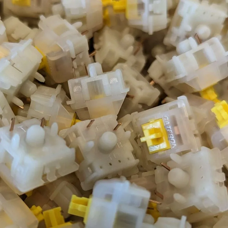 Gateron KS-3 Milky Yellow Pro Linear Switches