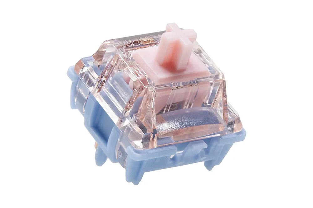 Gateron Melodic Switch Clicky 60g MX switch for Mechanical Keyboard Factory Lubed PC PA66 POM Long Spring Dual Rail Click