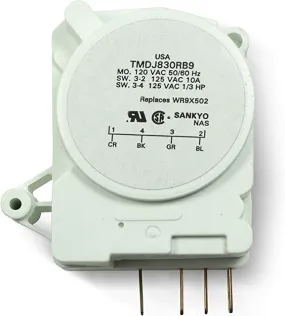 GE Refrigerator Defrost Timer WR9X502 Replacement for 310900 AH310869 CC310 EA310869