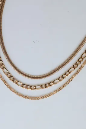 Gianna Gold Layered Chain Necklace