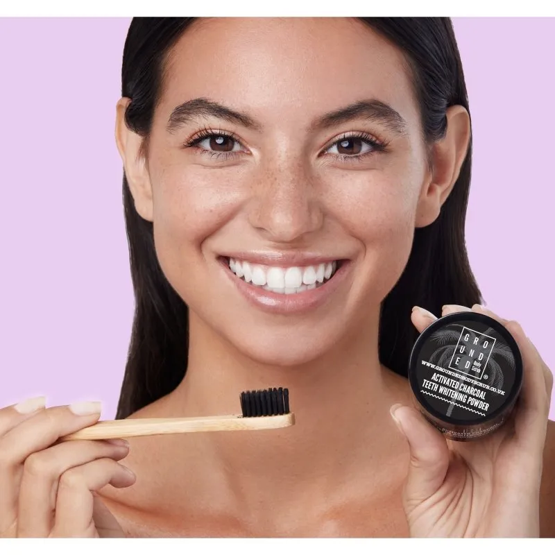 Grounded Beauty Charcoal Teeth Whitening Powder