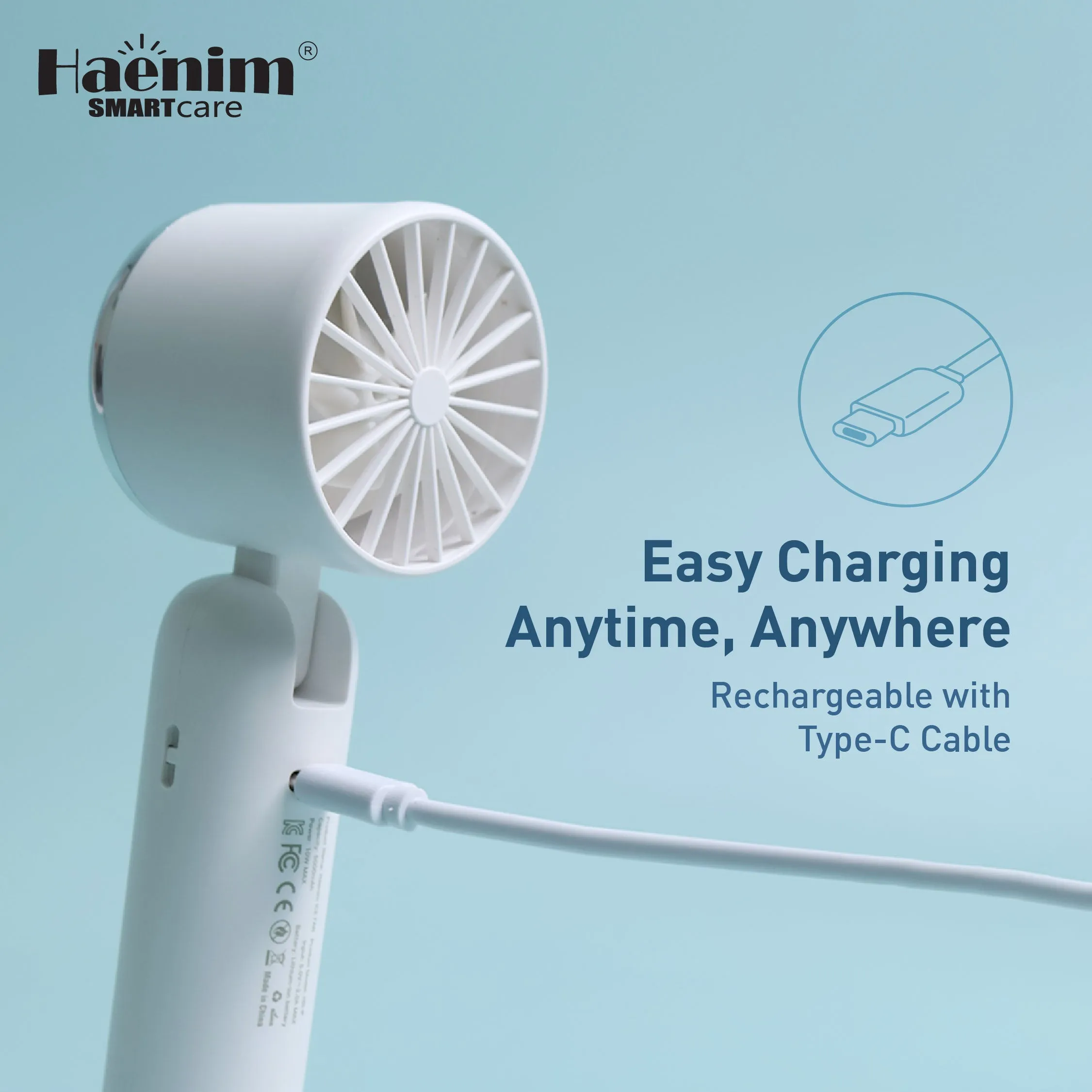 HAENIM PORTABLE MINI ICE FAN