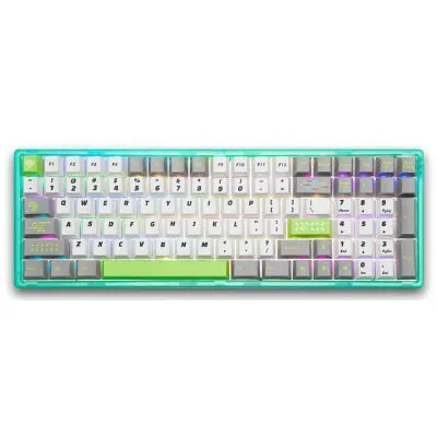 HEAVY SHELL Kira96 Three Mode Transparent Mechanical Keyboard