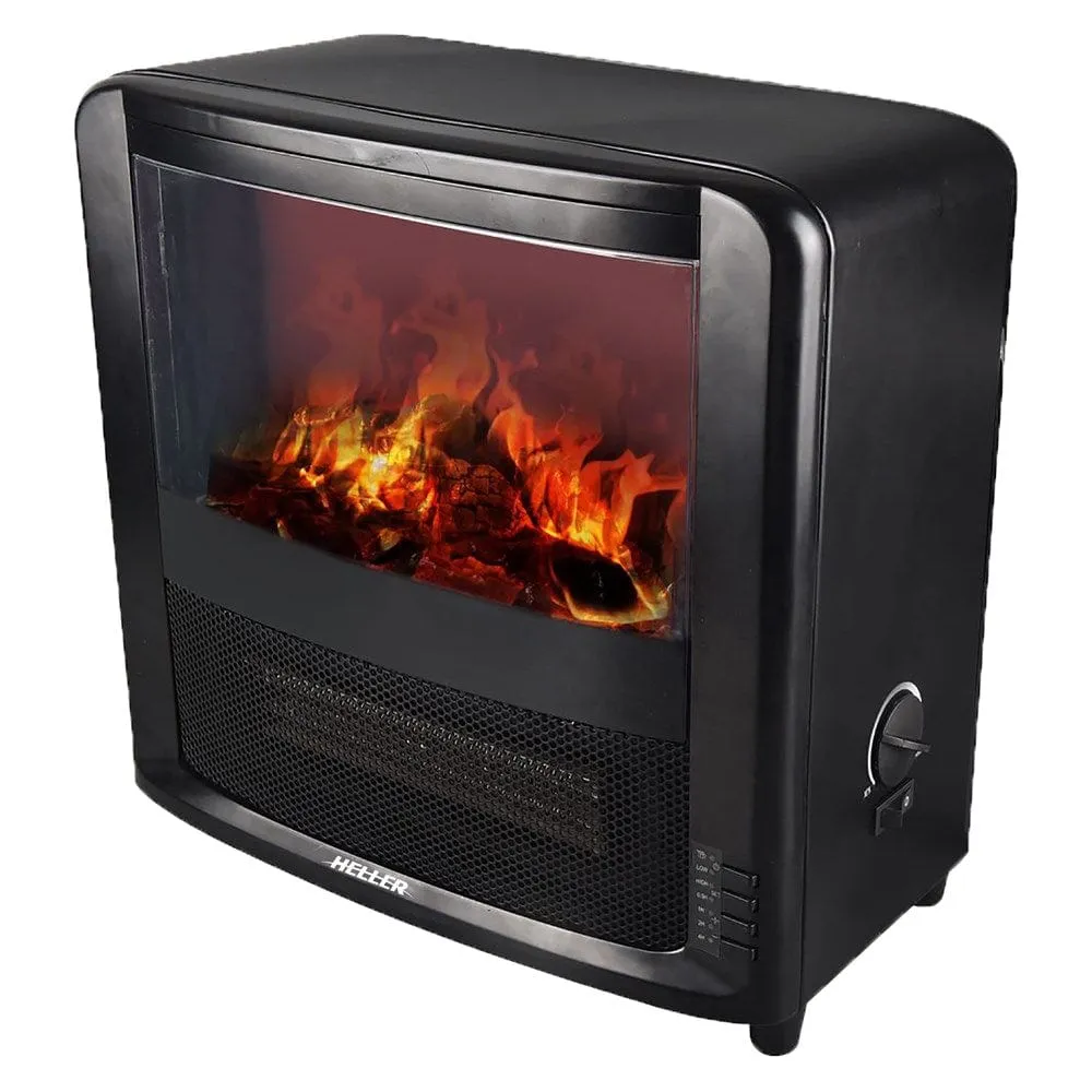 Heller 2000W Electric Indoor Fireplace