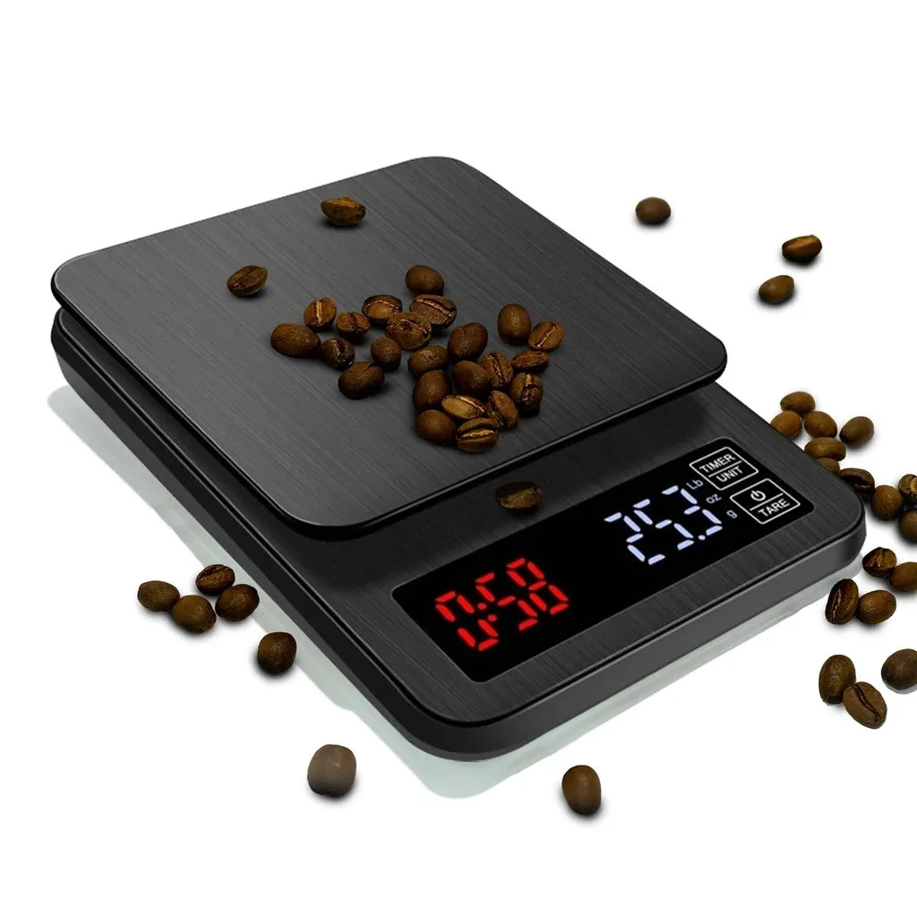 High-Precision LCD Kitchen Coffee Scale, 5kg 1g, Miraklass