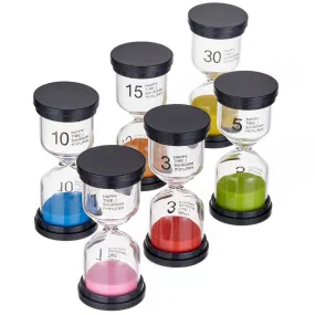 Hourglass Timers (Set of 6)