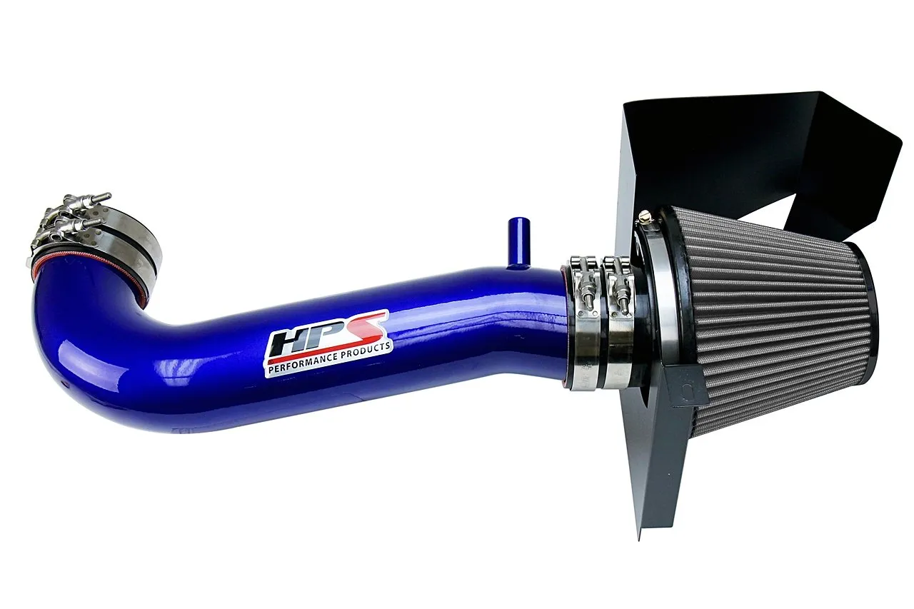 HPS Short Ram Air Intake Dodge Charger 5.7L V8 (2011-2017) Blue / Polished / Red / Black