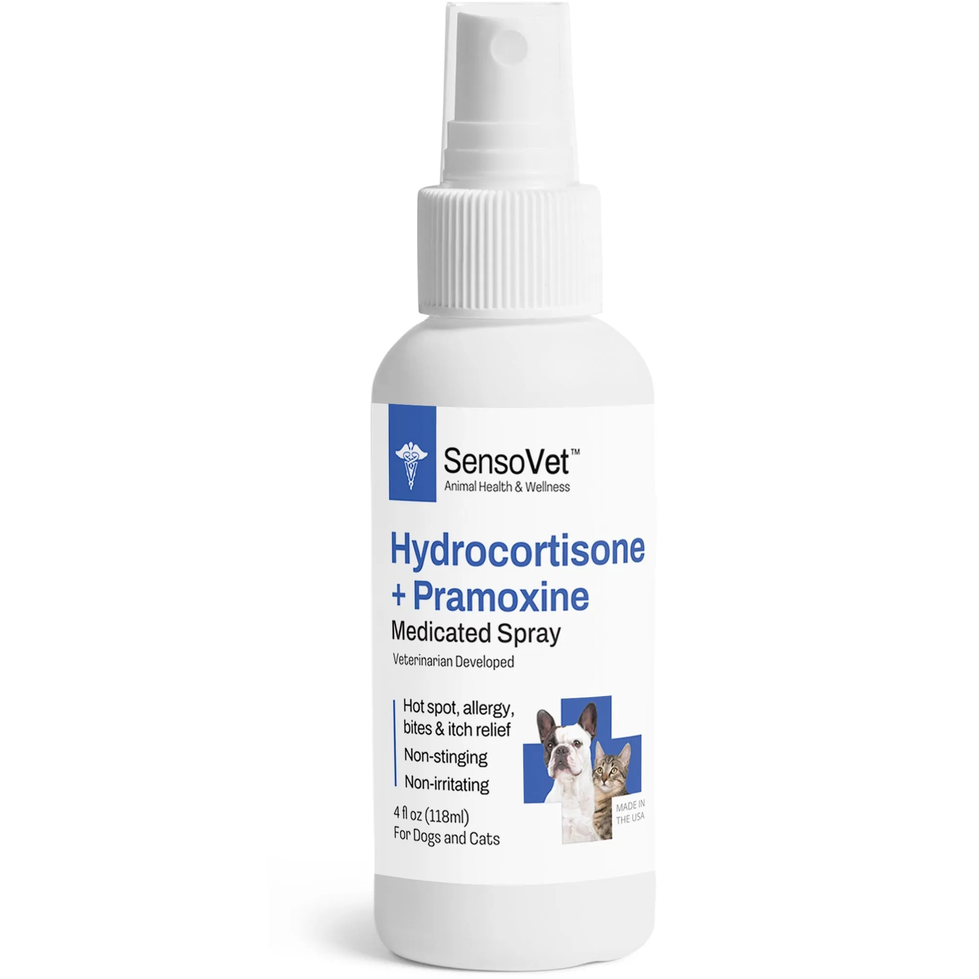 Hydrocortisone & Pramoxine Spray for Dogs & Cats - 4oz