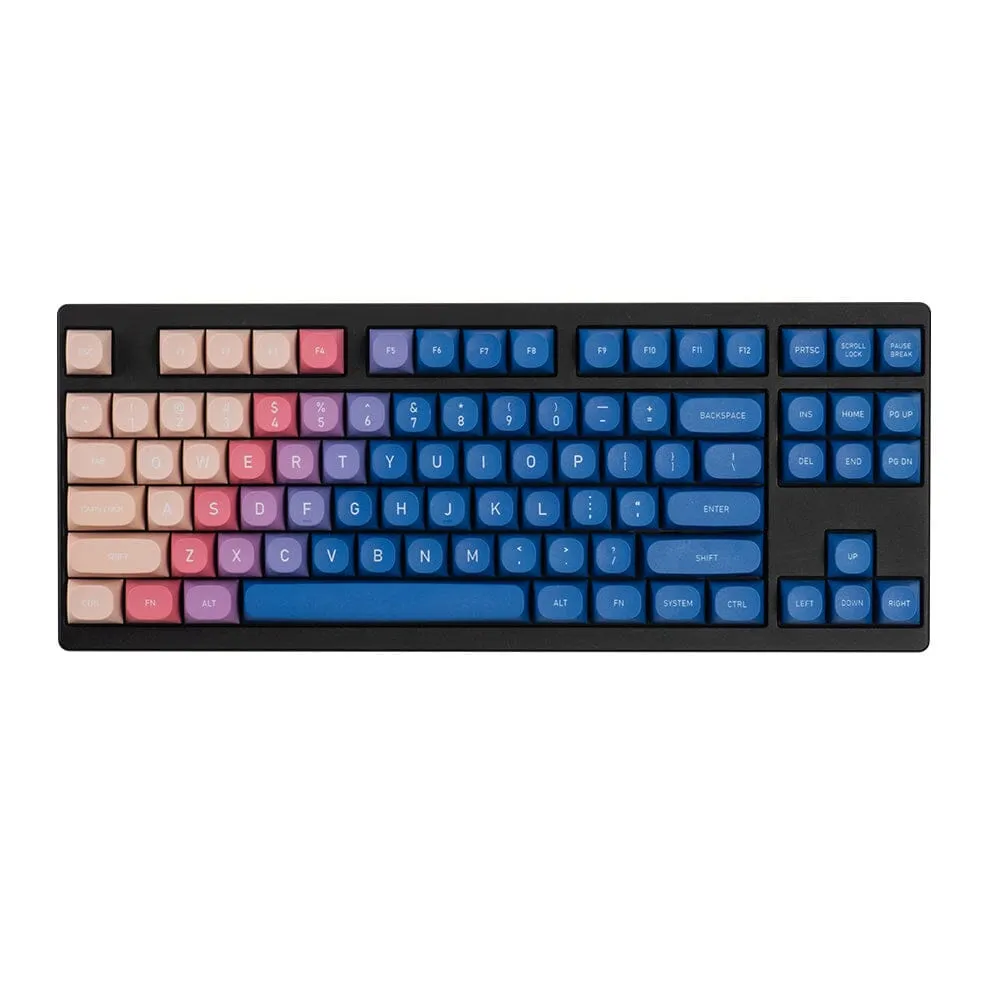 IDOBAO Gradient Color MA Height Laser Engraving Dyed Keycaps