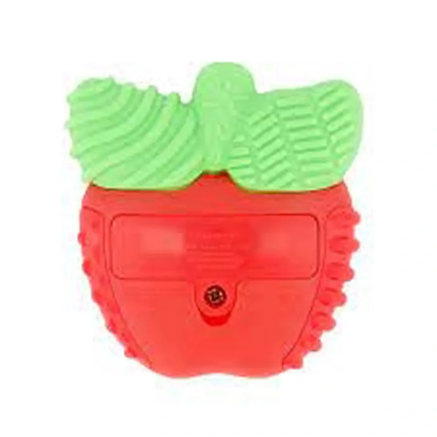 Infantino Lil' Nibbles Vibrating Teether - Apple