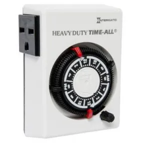 Intermatic Air Conditioner & Appliance Heavy Duty Timer, 3600W, 15A, 240V, 2 On/Off, 24 Hour